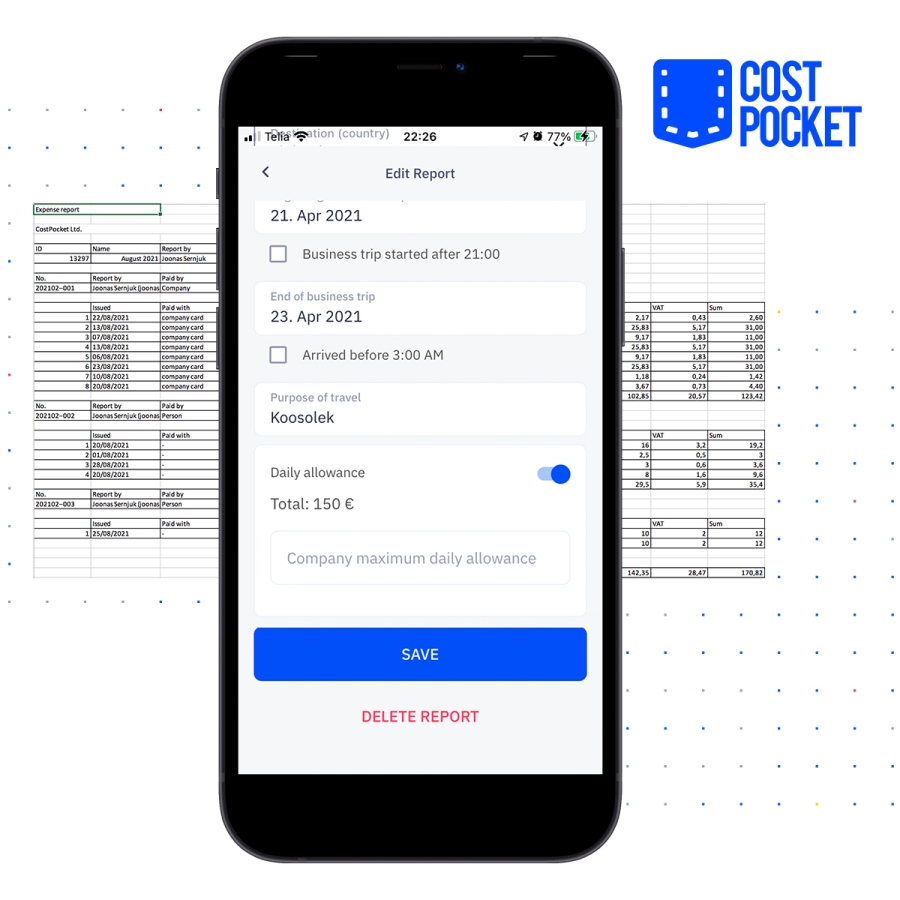 How to make an expense report?