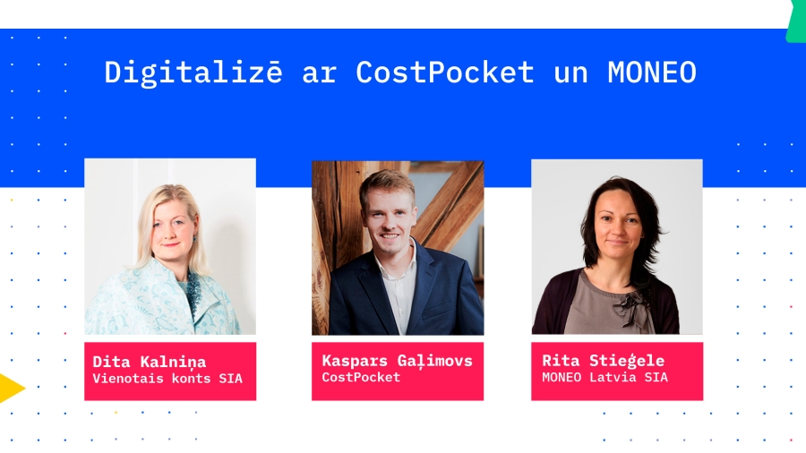 Vebinārs: Digitalizē ar CostPocket un MONEO