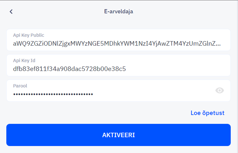 E-arveldaja