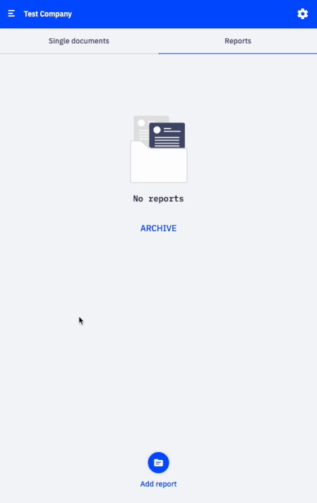 Mileage report in CostPocket with individual trip entries