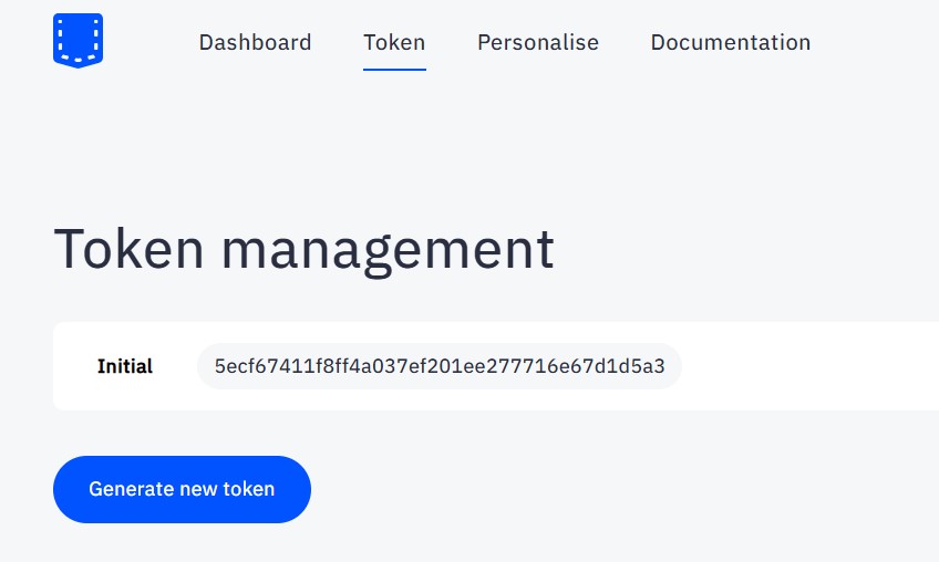 Your token for DIGI is available in DIGI Portal in Token section