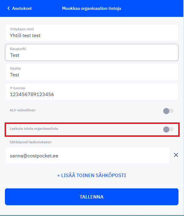 Miten saan yhden laskun kaikista asiakkaistani?