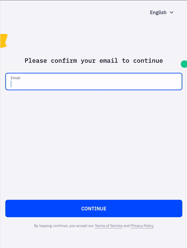 CostPocket login screen with email, Google, and Microsoft sign-in options