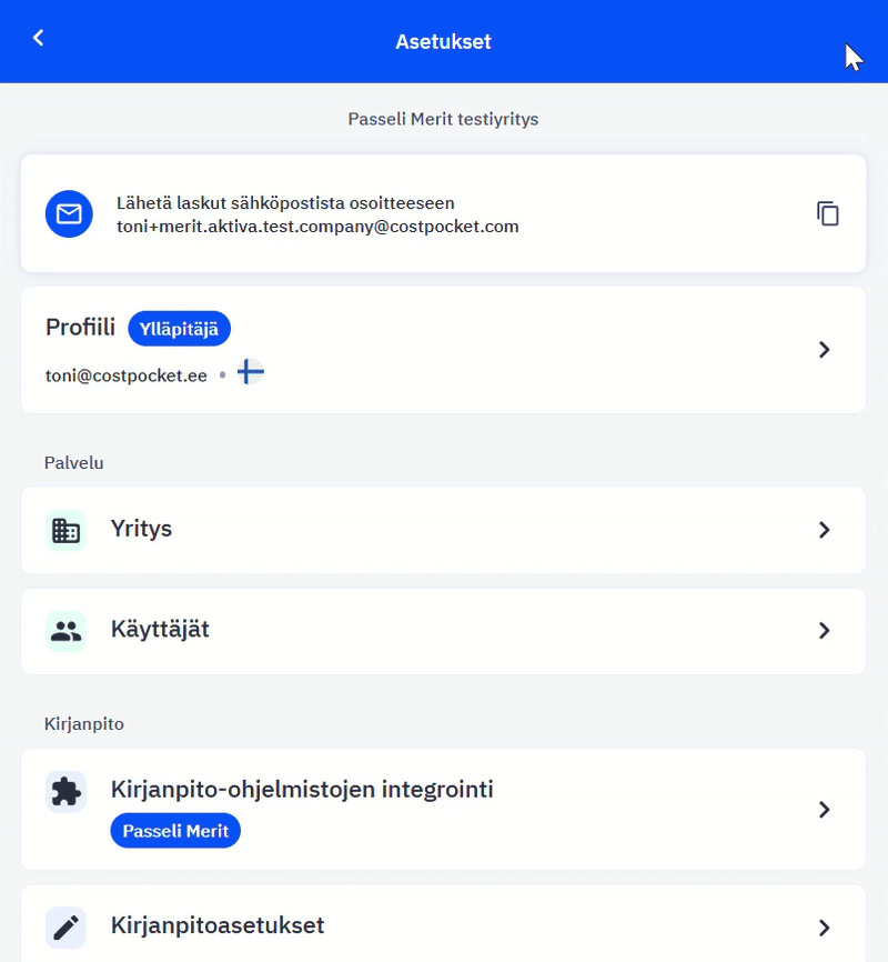 Digitoinnin vaiheiden muokkaaminen