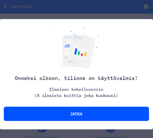 Yrityksen liittäminen CostPocket tiliin